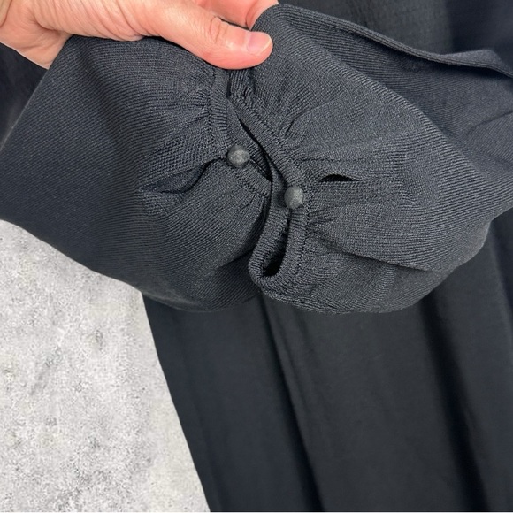 Tuckernuck Pomander Place Black Double Knit Lennox Maxi Dress Size Medium Boho M - Picture 7 of 12